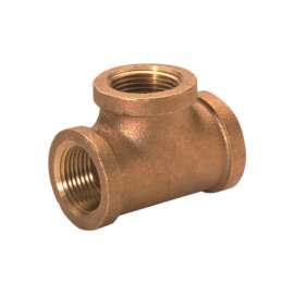 JMF Company 1/4 in. FPT X 1/4 in. D FPT Brass Tee