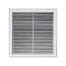 Tru Aire 24 in. H X 24 in. W 1-Way Powder Coat White Steel Return Air Filter Grille
