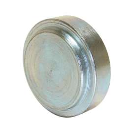 Dial 1 in. H X 1 in. W Silver Steel Blower Shaft Plug