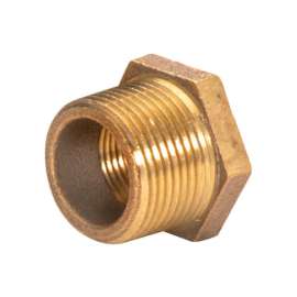 JMF Company 1-1/4 in. Male X 3/4 in. D Female Brass Hex Bushing