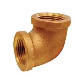 JMF Company 1-1/2 in. FPT X 1-1/2 in. D FPT Brass 90 Degree Elbow