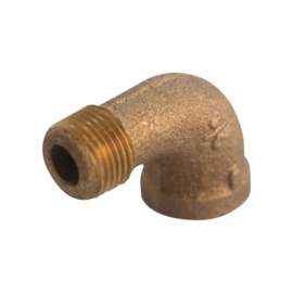 JMF Company 1-1/2 in. FPT X 1-1/2 in. D MPT Brass 90 Degree Street Elbow