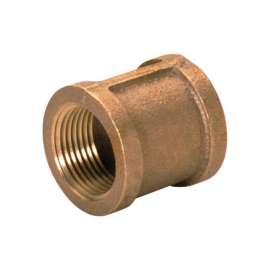 JMF Company 1-1/4 in. Female X 3/4 in. D FPT Brass Coupling