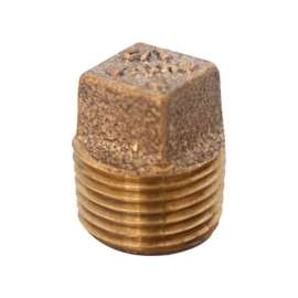 JMF Company 1-1/4 in. MPT Male Brass Plug