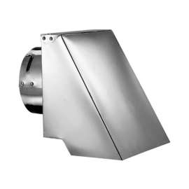 DuraVent 4 in. D Aluminum/Galvanized Steel Stove Vent Horizontal Termination Cap