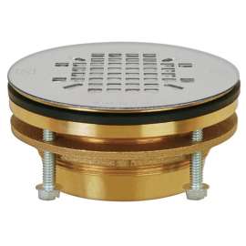 Sioux Chief JackRabbit 2 in. D Brass Shower Drain