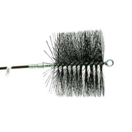 Rutland Chimney Sweep 6 in. Round Oil Tempered Chimney Brush