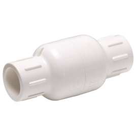 Homewerks 2 in. D X 2 in. D Solvent PVC Spring Loaded Check Valve