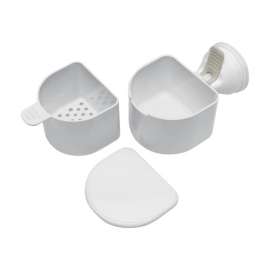 Safe-er-Grip Bright White Plastic Dental Station