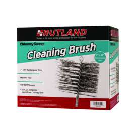 Rutland 12-3/4 in. Rectangular Oil Tempered Chimney Brush