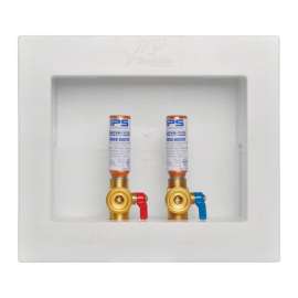 SharkBite 1/2 in. D Washing Machine Outlet Box with Hammer Arrestor