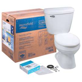 Mansfield Summit 1.28 gal Round Complete Toilet