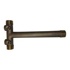 Campbell Brass Brass 1 in. Tank Cross
