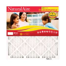 NaturalAire 14 in. W X 20 in. H X 1 in. D Polyester Synthetic 10 MERV Pleated Microparticle Air Filt