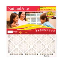 NaturalAire 20 in. W X 20 in. H X 1 in. D Polyester Synthetic 10 MERV Pleated Microparticle Air Filt