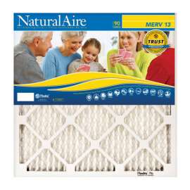 NaturalAire 24 in. W X 24 in. H X 1 in. D Polyester 13 MERV Pleated Air Filter 1 pk