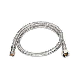 Homewerks 1/2 in. FIP X 1/2 in. D FIP 24 in. Braided Stainless Steel Faucet Supply Line