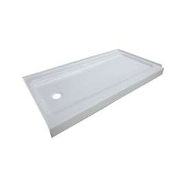 Bootz 4 in. H X 32 in. W X 60 in. L White Shower Base