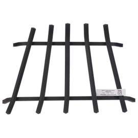 Vestal Black Painted Steel Fireplace Grate