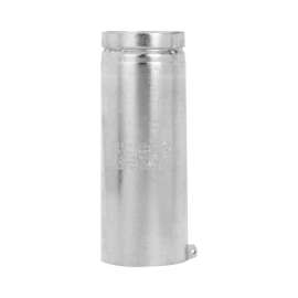 Selkirk 4 in. D X 12 in. L Aluminum Round Gas Vent Pipe