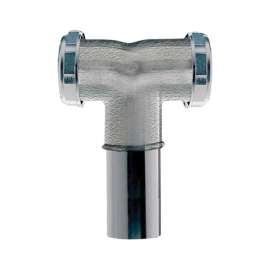 Plumb Pak 1-1/2 in. D Brass Tee and Tailpiece