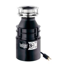 InSinkErator Badger 5XP CORD 3/4 HP Continuous Feed Garbage Disposal with Power Cord