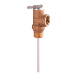 Watts 3/4 in. MNPT Brass Temperature and Pressure Relief Valve 3/4 in. FNPT 1 pk