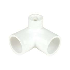 Dura Schedule 40 1 in. Slip X 1 in. D Slip PVC 90 Degree Side Outlet Elbow 50 pk