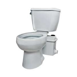 Star Water Systems Powerflush Optima ADA Compliant 1.28 gal White Elongated Complete Toilet