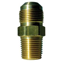 JMF Company 15/16 in. Flare X 1/2 in. D Male Brass Gas Adapter