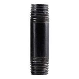Pipe Decor 1/2 in. MPT X 1/2 in. D MPT Black Steel 2 in. L Pipe Decor Connector