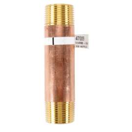 JMF Company 3/4 in. MPT X 3/4 in. D MPT Brass Nipple 4 in. L