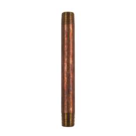 JMF Company 1/4 in. MPT Brass Nipple 4-1/2 in. L