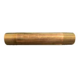 JMF Company 1/4 in. MPT X 1/4 in. D MPT Brass Nipple 5 in. L