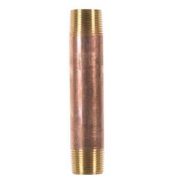 JMF Company 3/4 in. MPT X 3/4 in. D MPT Brass Nipple 5 in. L