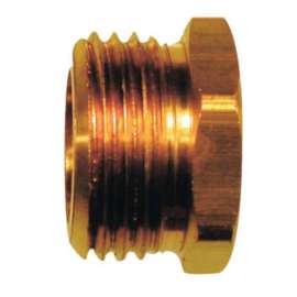 JMF Company Brass 3/4 in. D X 1/2 in. D Hose Adapter 1 pk