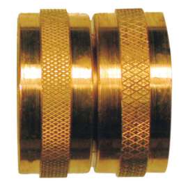 JMF Company Brass 3/4 in. D X 3/4 in. D Female Swivel Hose Adapter 1 pk
