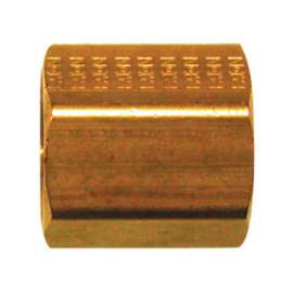 JMF Company 3/16 in. Flare X 3/16 in. D Flare Yellow Brass Inverted Union