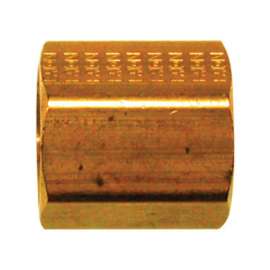 JMF Company 3/8 in. Flare X 3/8 in. D Flare Yellow Brass Inverted Union