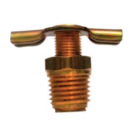 JMF Company 1/8 in. Brass Needle Drain Valve