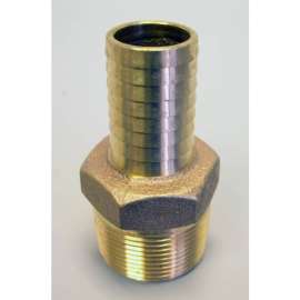 Campbell 1 in. MPT X 3/4 in. D Barb Red Brass Reducing Adapter