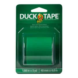Duck 1.88 in. W X 5 yd L Green Solid Duct Tape