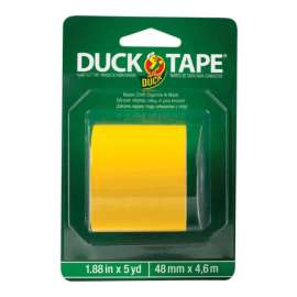 Duck 1.88 in. W X 5 yd L Yellow Solid Duct Tape