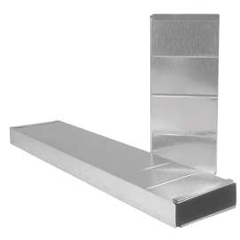Imperial 24 in. L Galvanized Steel Stack Duct
