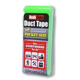 RediTape 1.88 in. W X 5 yd L Lime Green Solid Pocket-Size Duct Tape