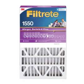 Filtrete Ultra 16 in. W X 25 in. H X 5 in. D Polyester 12 MERV Pleated Allergen Air Filter 1 pk