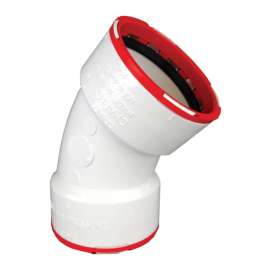Charlotte Pipe ConnecTite Schedule 40 2 in. Hub X 2 in. D Hub PVC Bend Elbow 1 pk