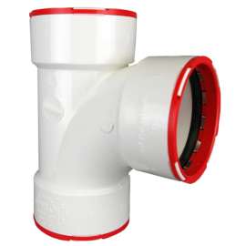 Charlotte Pipe Schedule 40 2 in. Hub X 2 in. D Hub PVC Sanitary Tee 1 pk