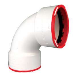 Charlotte Pipe ConnecTite Schedule 40 2 in. Hub X 2 in. D Hub PVC Bend Elbow 1 pk