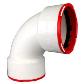 Charlotte Pipe ConnecTite Schedule 40 1-1/2 in. Hub X 1-1/2 in. D Hub PVC Bend Elbow 1 pk